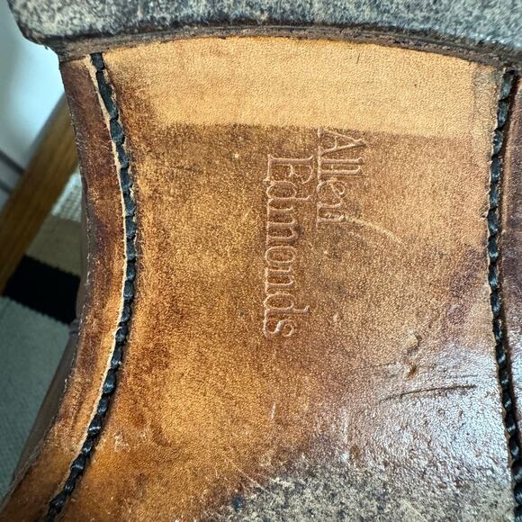 Allen Edmonds Westchester Penny Loafers Men 8 Quite Luxury Minimal Career Prep - Picture 5 of 9